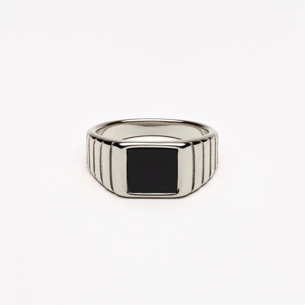 NEW ATOLEA "KAYA" ONYX RING sz 7